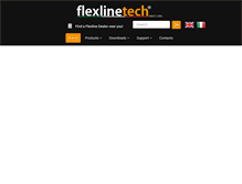 Tablet Screenshot of flexlinetech.com